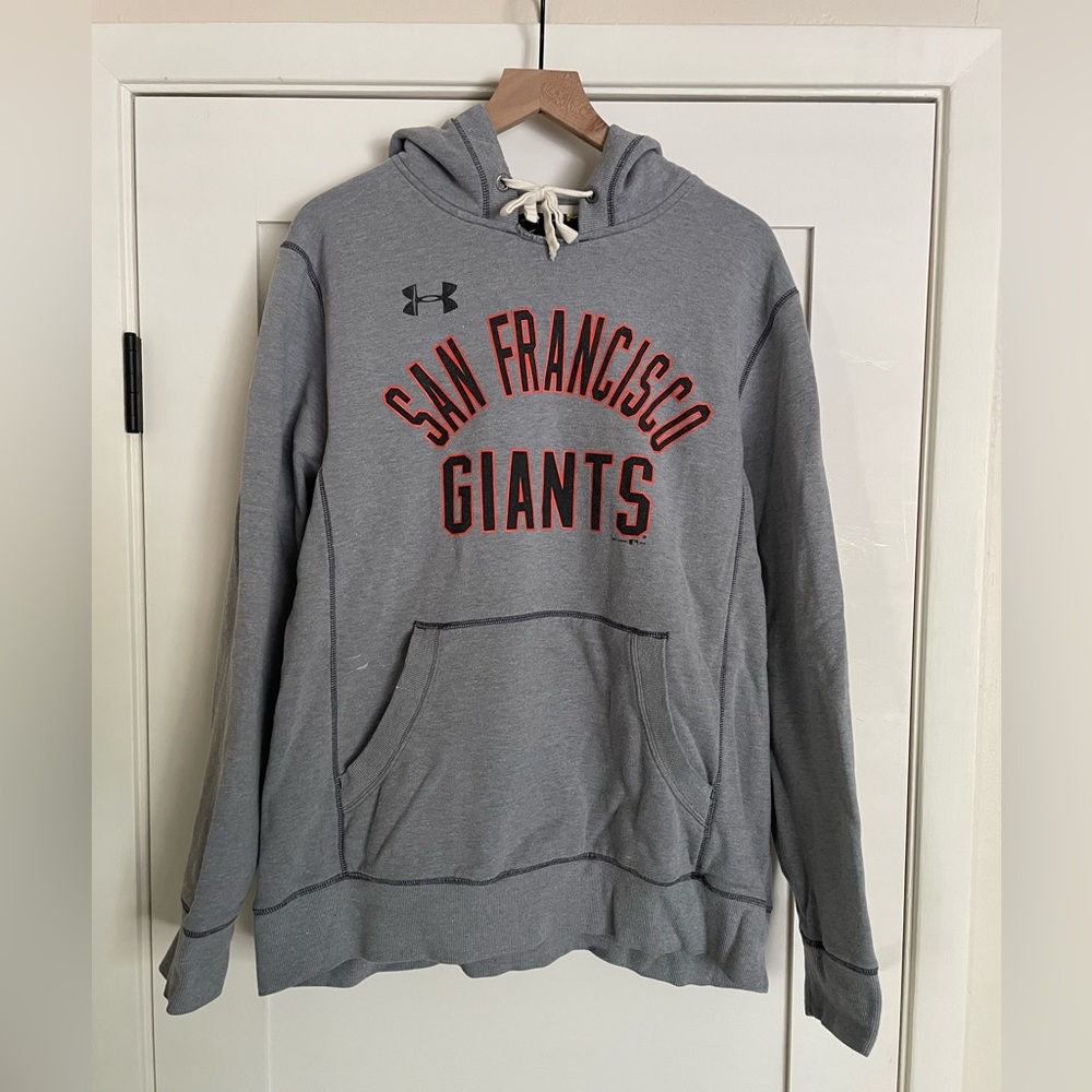 Under Armour Grey San Francisco Giants Pullover MLB Hoodie